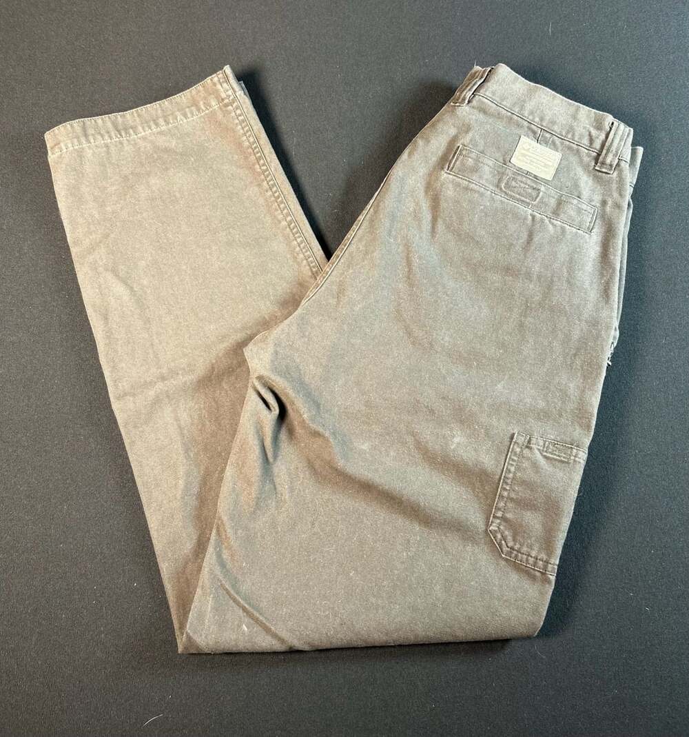 Columbia Sportswear Company Canvas Cargo Pants Size 8 Brown Cotton Utility